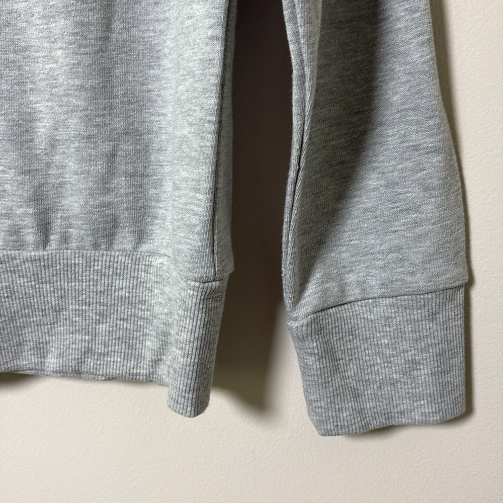 New Topshop Sweatshirt Ruffle Front Long Sleeve‎ Crewneck Size 6 - Picture 9 of 11